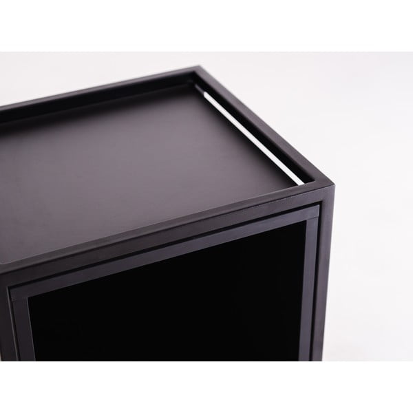 Bibliotecă neagră 45x102 cm Skap - CustomForm-image-4