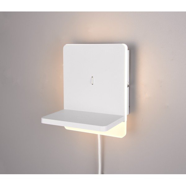 Aplică de perete albă LED cu intensitate reglabilă Fairfield – Trio-image-1