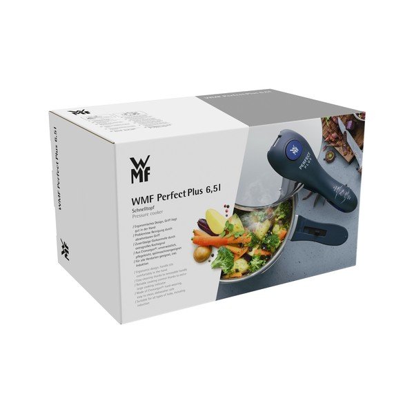 Oală sub presiune din oțel inoxidabil WMF Perfect Plus, 6,5 l-image-1