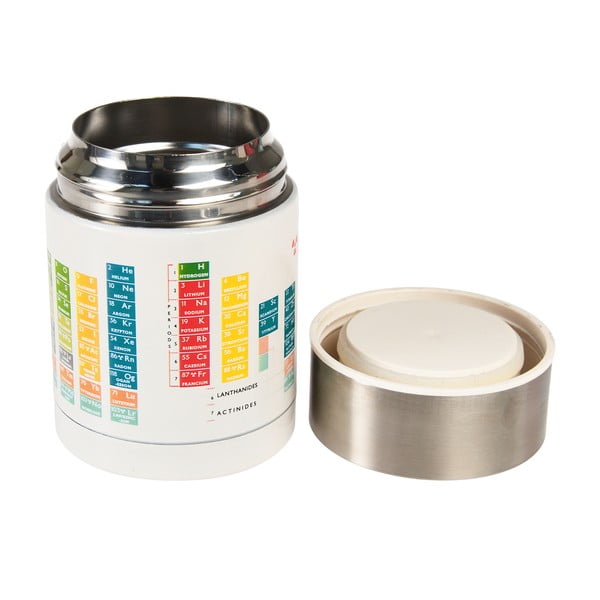 Termos crem-argintiu pentru mâncare, pentru copii 450 ml Periodic Table – Rex London-image-1