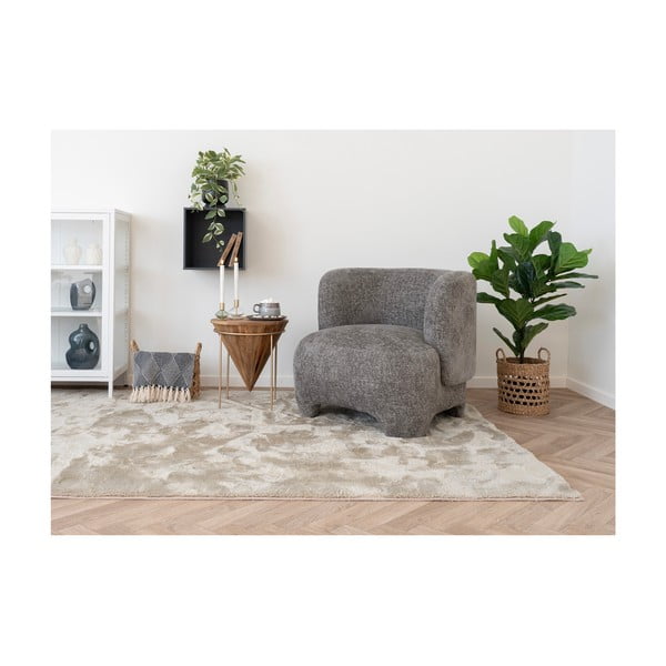 Pătură albastră din bumbac reciclat 130x180 cm Izmir – House Nordic-image-3