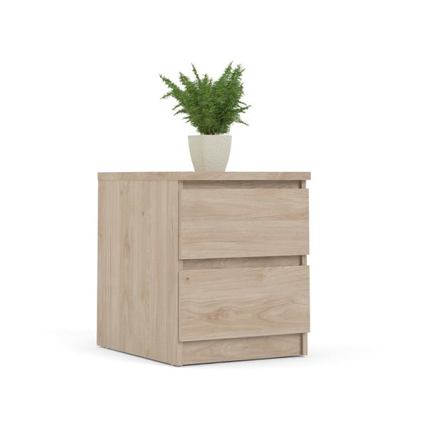 Noptieră cu aspect de lemn de stejar Naia - Tvilum-image-4