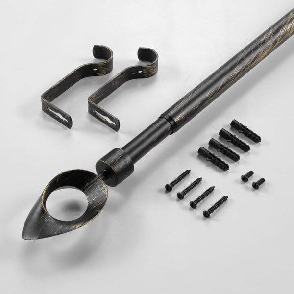 Galerie de perdea 120 - 210 cm extensibilă din metal Ovalon – douceur d'intérieur-image-3