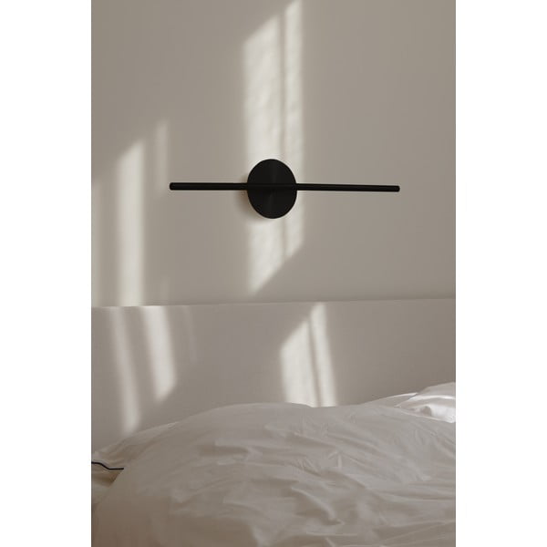 Aplică de perete neagră LED cu intensitate reglabilă din metal Omni Wall – UMAGE-image-2