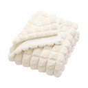Pătură crem din micropluș/cocolino/din blană artificială 220x240 cm Igloo – douceur d'intérieur