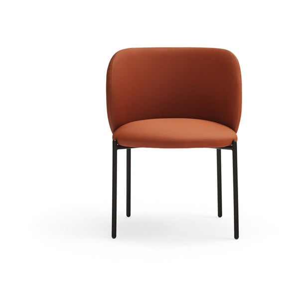 Set de scaune de sufragerie portocaliu 2 buc. tapițat Mogi – Teulat-image-3