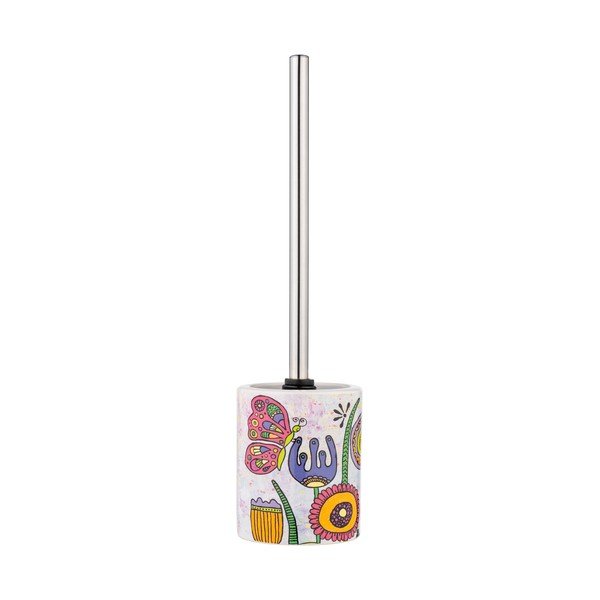 Perie de WC din ceramică Rollin'Art Full Bloom – Wenko