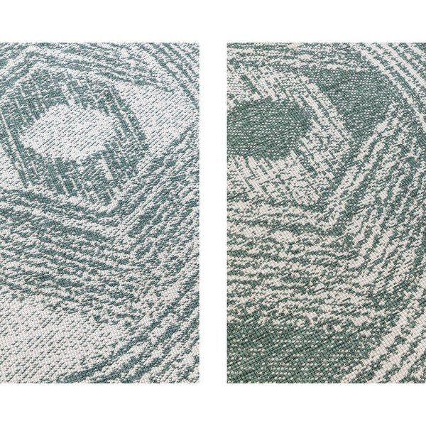 Covor de exterior verde/crem rotund ø 140 cm Gemini – Elle Decoration-image-4