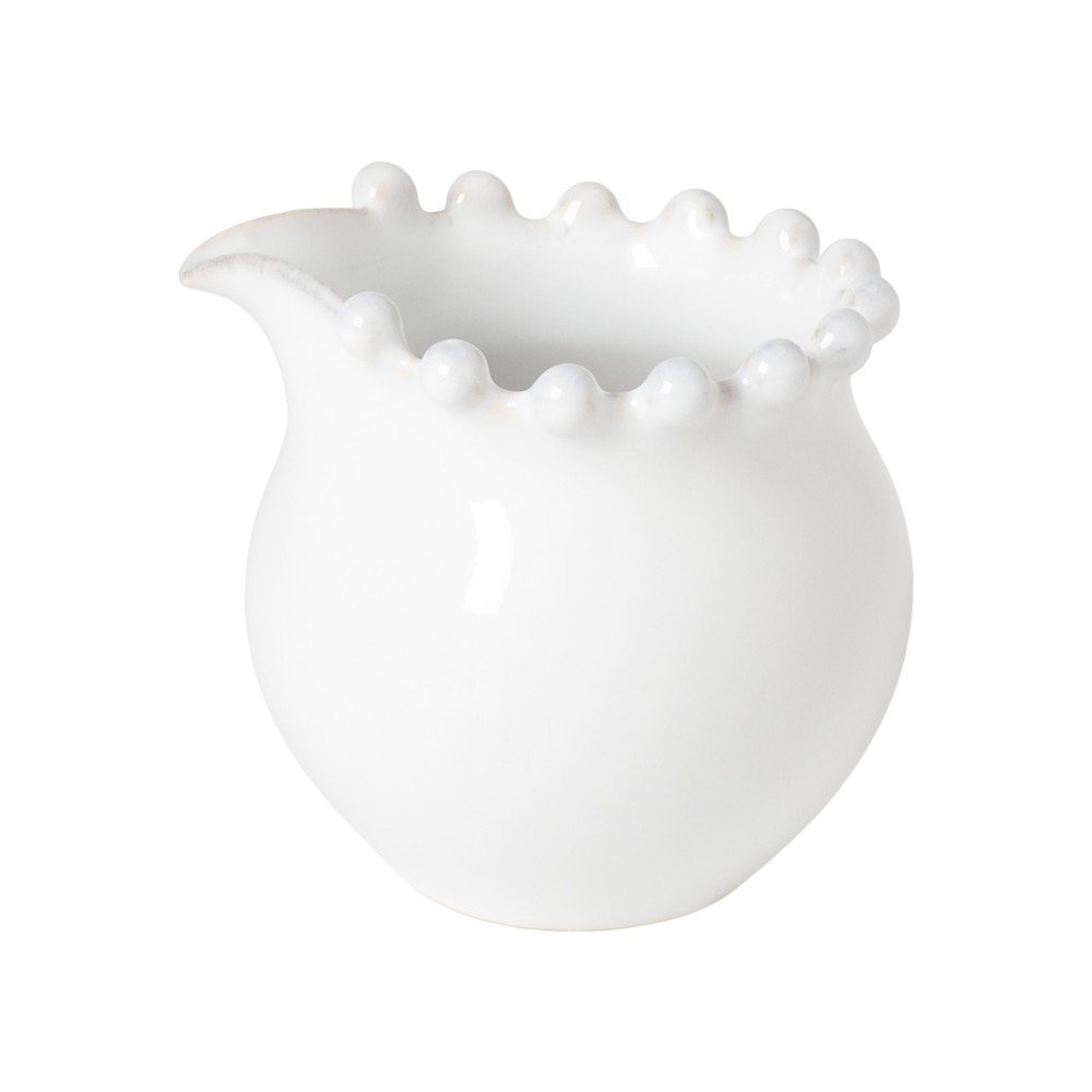 Latieră albă din gresie ceramică 100 ml Pearl – Costa Nova