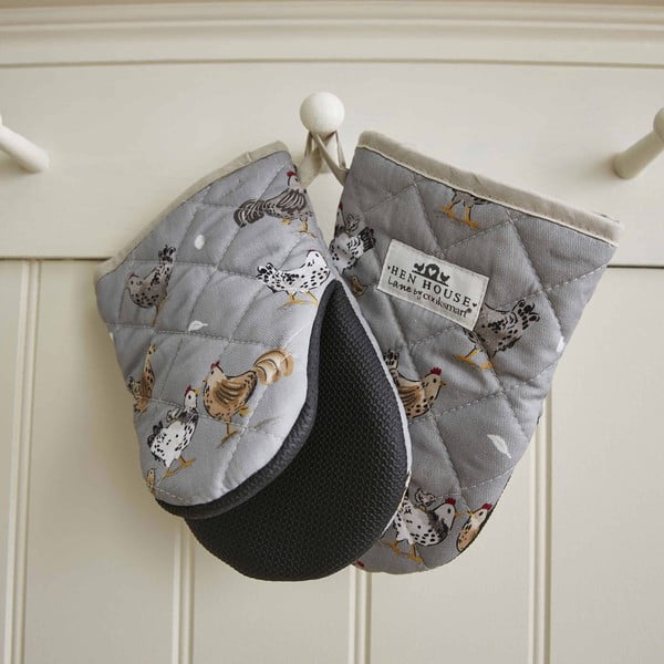 Set de mănuși de bucătărie 2 buc. din bumbac Hen House – Cooksmart ®-image-1