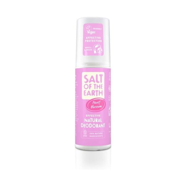 Spray deo natural Salt of the Earth Peony Blossom, 100 ml