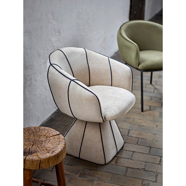 Scaun de living kaki cu cotiere din catifea Cortone – Bloomingville-image-2