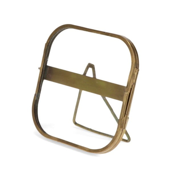 Ramă foto aurie cu picior de susținere din metal 11x10 cm – Rex London