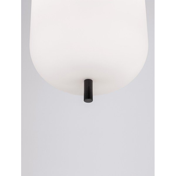 Lustră albă/neagră din sticlă ø 22 cm Lato – Nova Luce-image-4