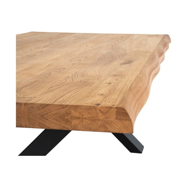 Masă de cafea cu blat din lemn masiv de stejar House Nordic Toulon, 120 x 70 cm-image-4