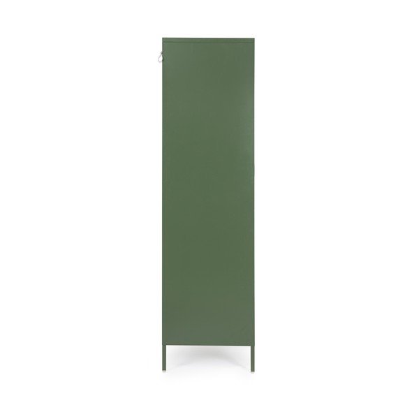 Dulap verde închis din metal cu încuietoare 80x185x50 cm Cambridge – Yes Everyday-image-4