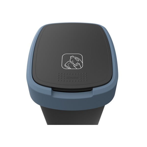 Coș de gunoi din plastic reciclat 50 l Twist - Rotho-image-3