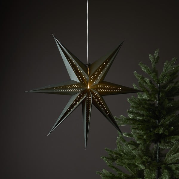 Decorațiune luminoasă de Crăciun verde ø 60 cm Point - Star Trading