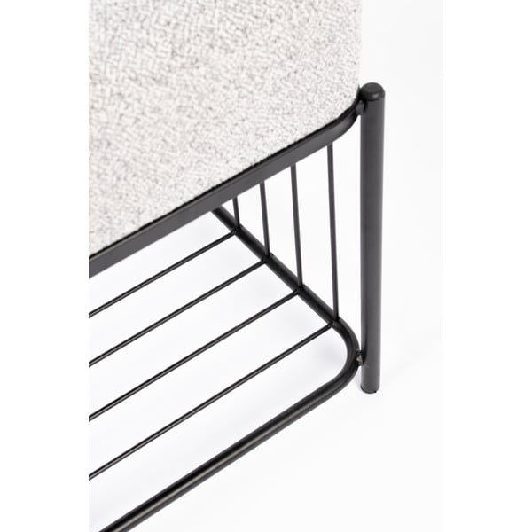 Taburet gri deschis Milou – White Label-image-4