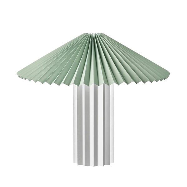 Veioză argintie-verde salvie cu intensitate reglabilă cu abajur textil (înălțime 36 cm) Taite – Blomus