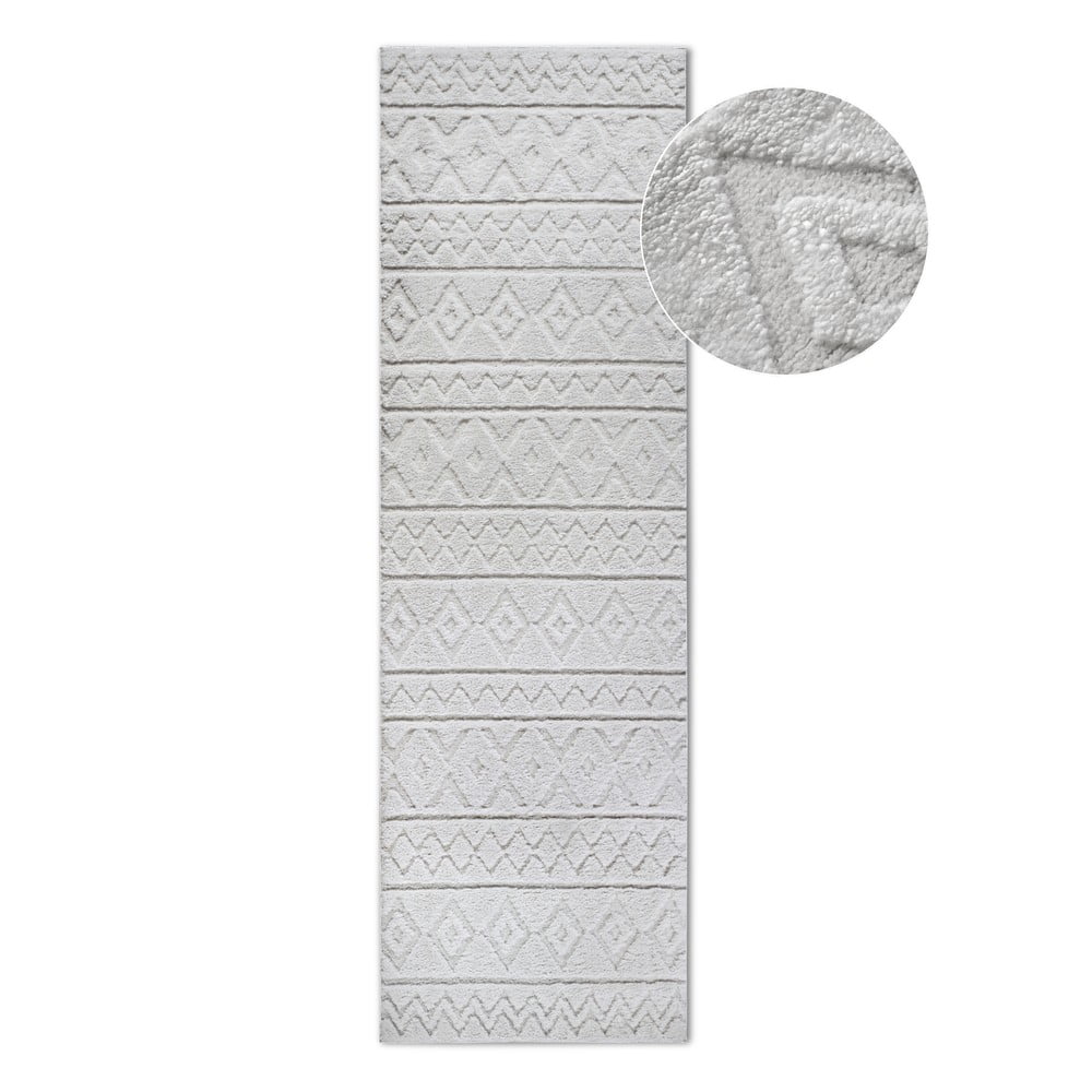 Covor tip traversă crem 80x240 cm Itinerance Cream White – Elle Decoration
