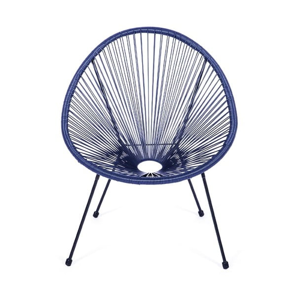 Fotoliu de grădină albastru din metal/din plastic Avocado Comfort – Bonami Selection