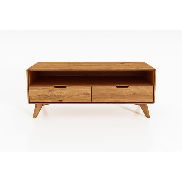 Masă TV din stejar 120x48 cm Greg - The Beds-image-2