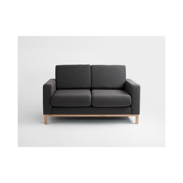 Canapea 2 locuri Custom Form Scandic, gri antracit-image-3