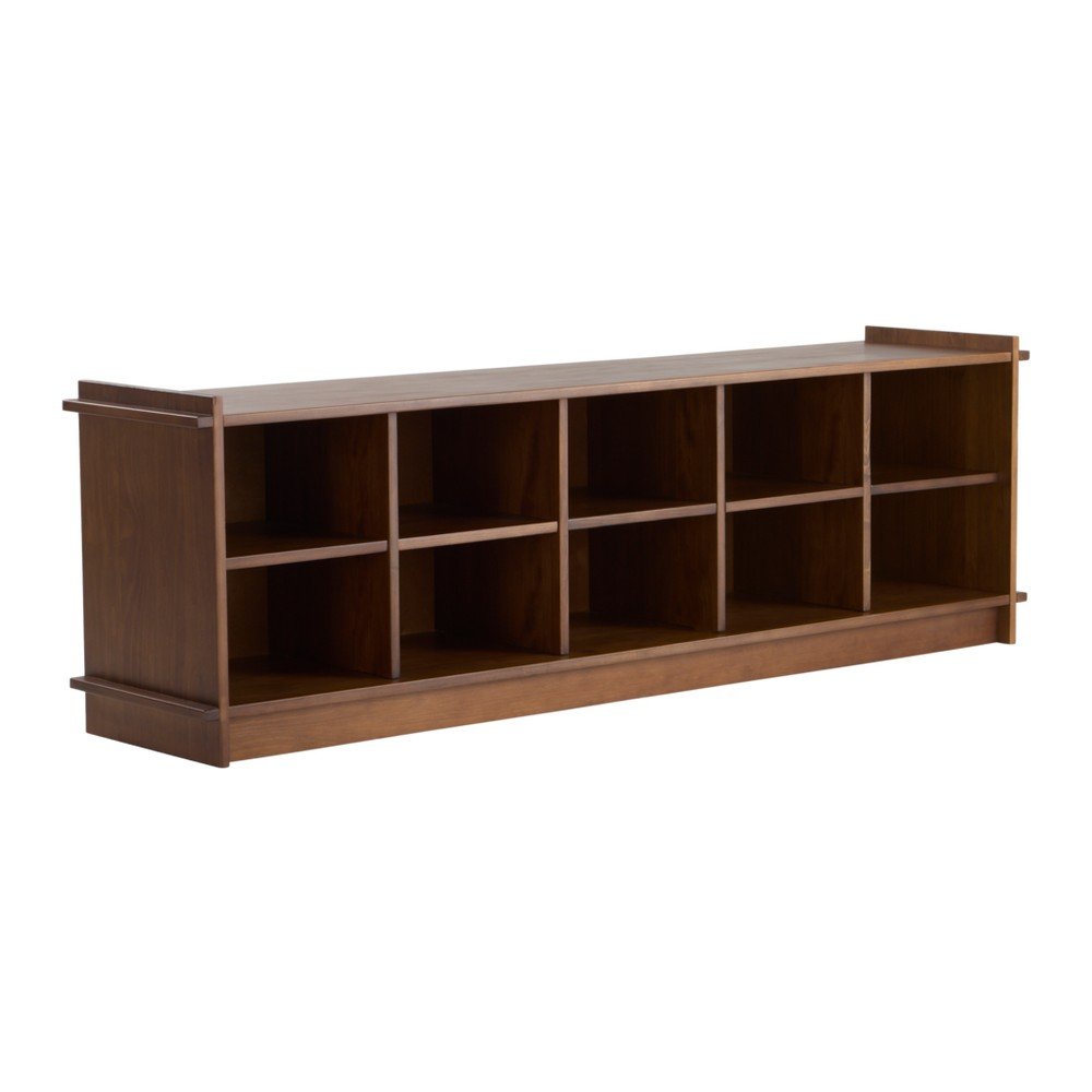 Bibliotecă în culoare naturală închisă din lemn de pin 193x60x40 cm Apelvik – Jotex