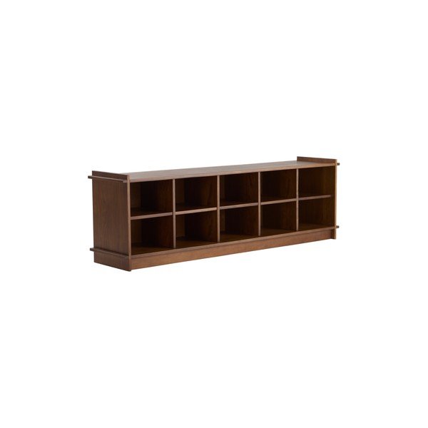Bibliotecă în culoare naturală închisă din lemn de pin 193x60x40 cm Apelvik – Jotex