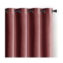 Draperie roz dimout (semi-opacă) din catifea 140x270 cm Eyelets – Restilo