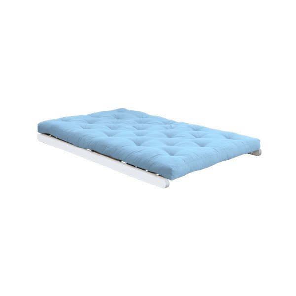 Șezlong extensibil cu 2 locuri Karup Figo White/Celeste-image-2