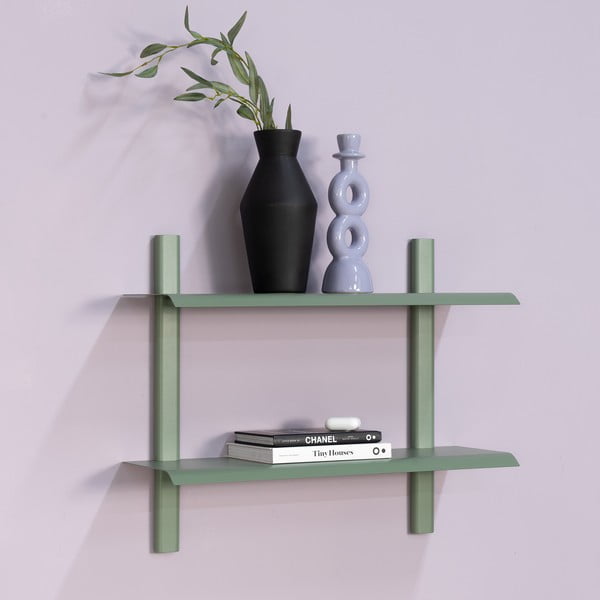 Raft verde prăfuit etajat din metal 60 cm Hola – Spinder Design-image-1