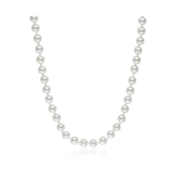 Colier cu perle Pearls Of London, 42 cm, alb