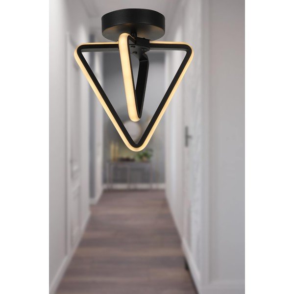 Plafonieră neagră LED din metal Baris – Squid Lighting-image-1