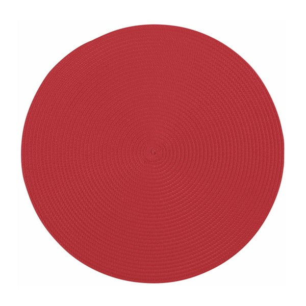 Suport rotund pentru farfurie Tiseco Home Studio Round, ø 38 cm, roșu