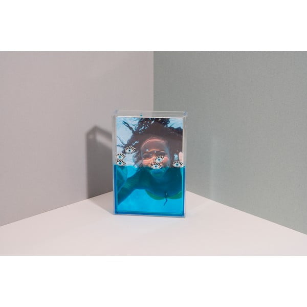 Ramă foto cu apă DOIY Eye, 11 x 16 cm, albastru