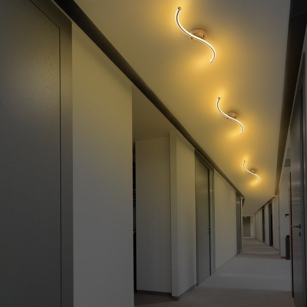 Plafonieră aurie LED 10x67 cm Yilan – Opviq lights-image-4