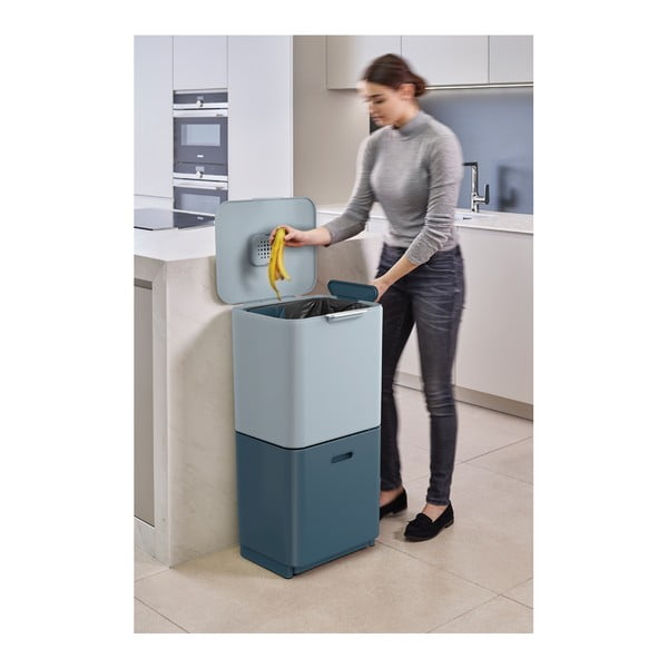 Coș sortare deșeuri 30+30l Totem Max Sky – Joseph Joseph-image-2