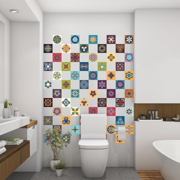 Set 60 autocolante Ambiance Azulejos-image-3