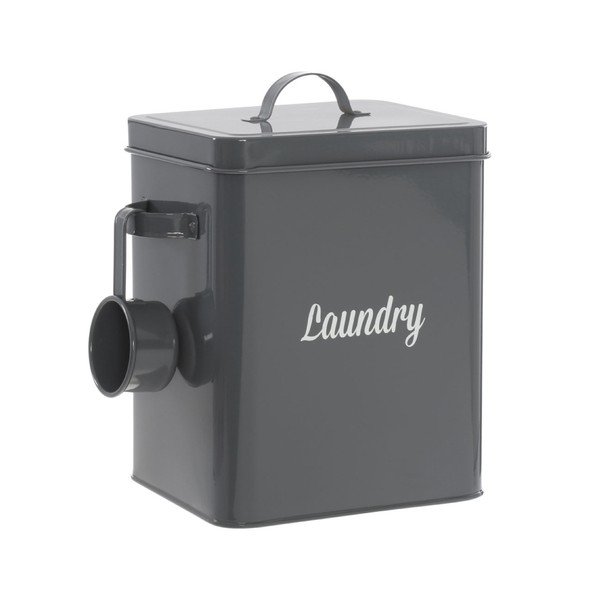 Cutie pentru detergent Premier Housewares Laundry, gri închis-image-1