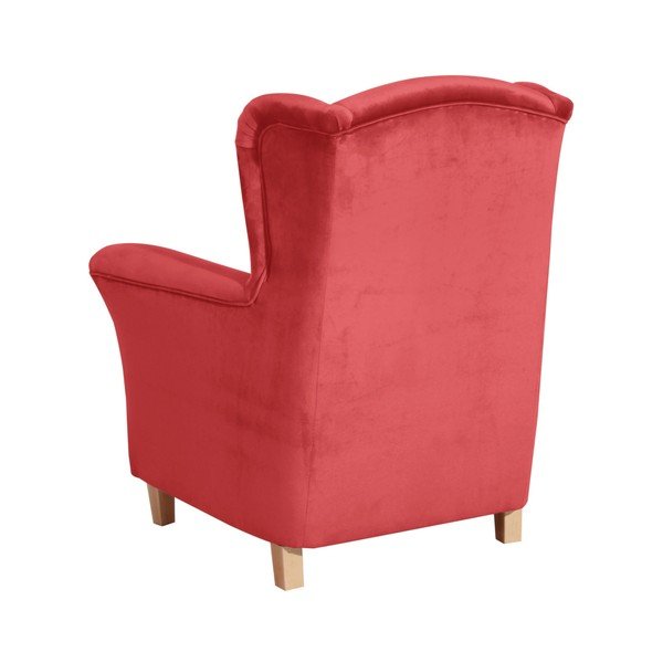 Fotoliu Max Winzer  Agnetha Suede, roșu-image-2