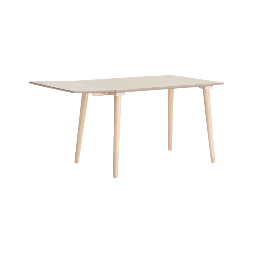 Masă de dining extensibilă cu aspect de lemn de ulm cu blat suplimentar 80x120 cm Jolina – Ellos Home