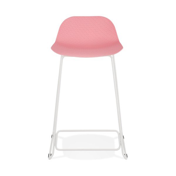Scaun de bar Kokoon Slade Mini, înălțime 66 cm, roz-image-1