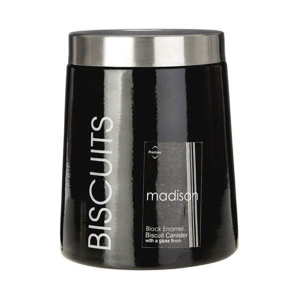 Recipient biscuiți Premier Housewares Madison, negru-image-1