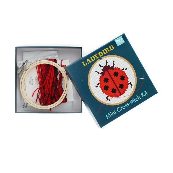 Set creativ Cross-stitch Kit Ladybird – Rex London-image-2