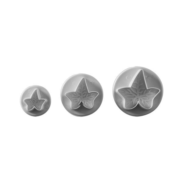 Set 3 forme Mason Cash Cutters, frunză de iederă