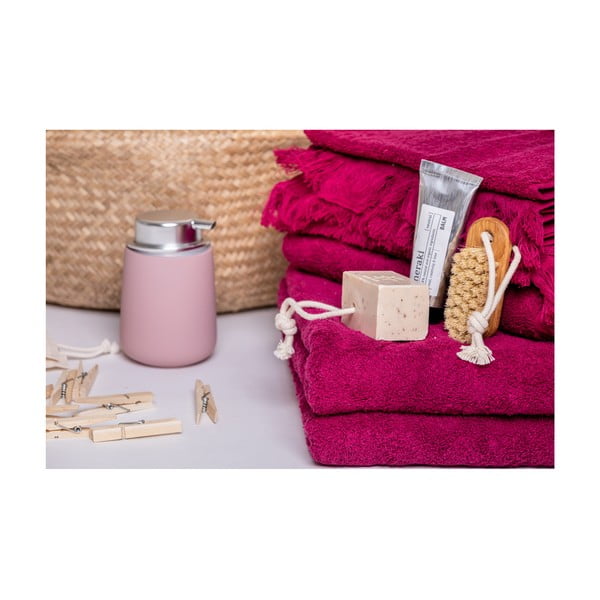 Set 8 prosoape din bumbac 100% Bonami Selection Red, roșu-image-4