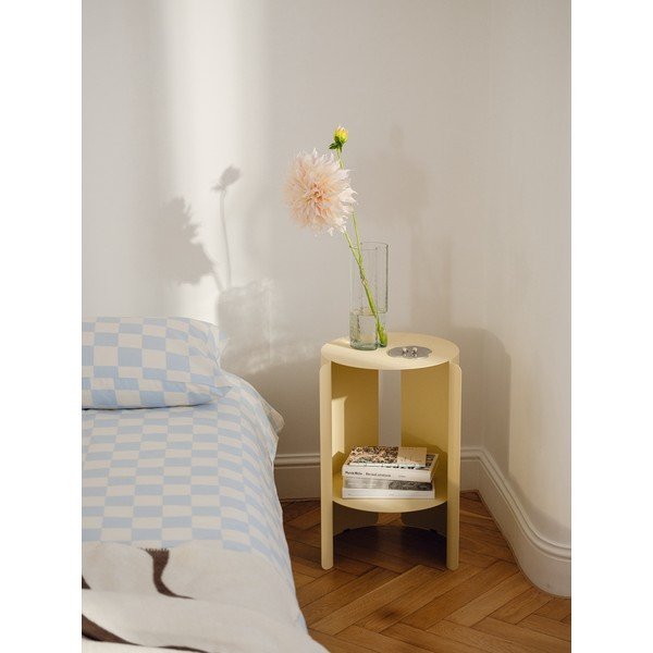 Măsuță auxiliară rotundă din oțel ø 32 cm Wa – noo.ma-image-1