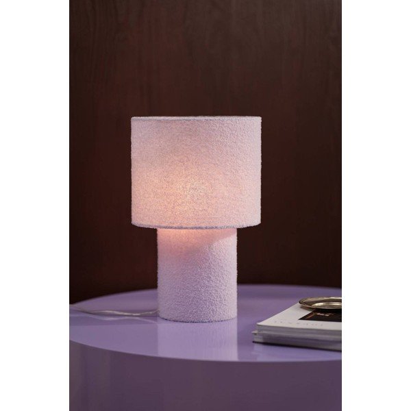 Veioză mov lavandă din material textil (înălțime 44 cm) Aubra – Jotex-image-1